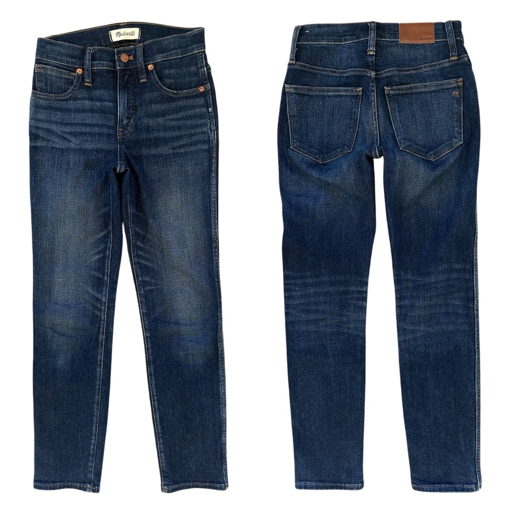 Madewell Dark Wash Slim Straight High Rise Jeans Size 24